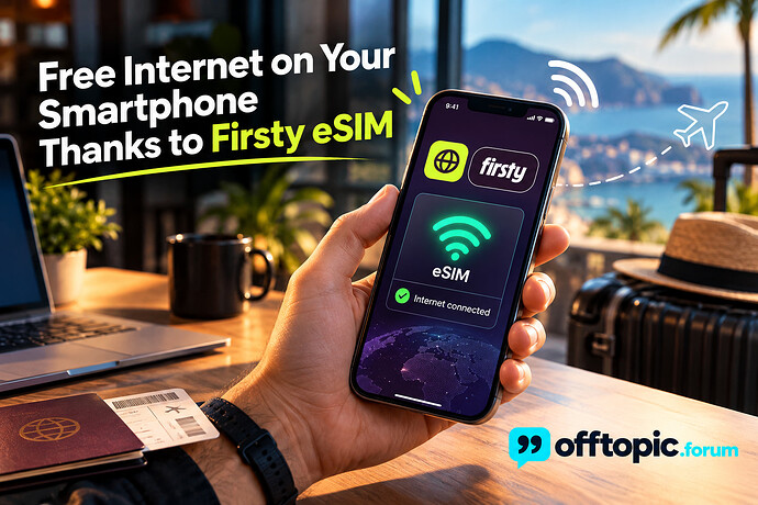 Free Internet on Your Smartphone Thanks to Firsty eSIM