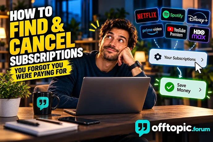 How to Find and Cancel Subscriptions You Forgot You Were Paying For π³